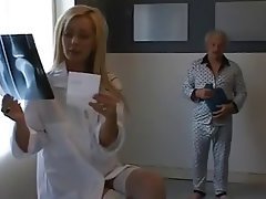 Blonde Blowjob Cumshot Old and Young 