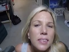 Amateur Cumshot Facial MILF 